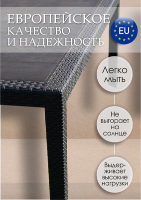 Стол пластиковый Ipae Progarden Prince 042980360 / PRI016AN- фото3