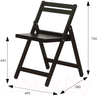 Стул складной Мебелик Массив- фото6