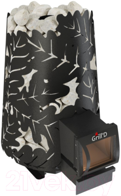 Печь-каменка Grill'D Dubravo 180 Long- фото