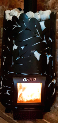 Печь-каменка Grill'D Dubravo mini Long- фото9