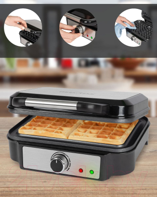 Вафельница Profi Cook WA 1240 (нержавеющая сталь)- фото9