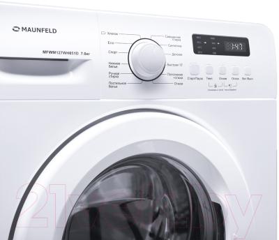 Стиральная машина Maunfeld MFWM127WH051D- фото7