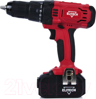 Аккумуляторная дрель-шуруповерт Elitech ДА 18СЛ2 (Е2201.006.02)- фото2