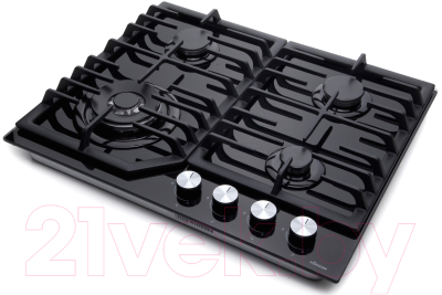 Газовая варочная панель Konigin Blaze 604 BKGW- фото