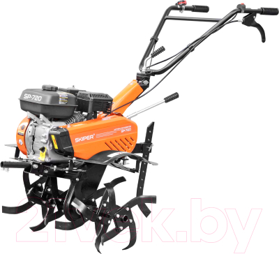 Мотокультиватор бензиновый Skiper SP-720 + колеса Brado 4.00-10- фото