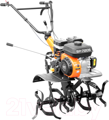 Мотокультиватор бензиновый Skiper SP-720S + колеса Brado 4.00-10- фото