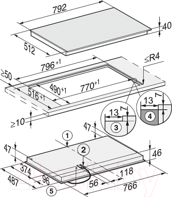 Электрическая варочная панель Miele KM 6564 FL- фото3