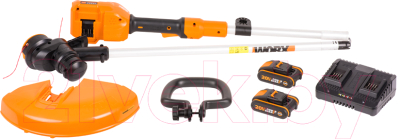 Триммер аккумуляторный Worx WG183E- фото8