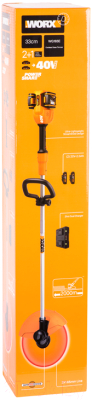 Триммер аккумуляторный Worx WG183E- фото9