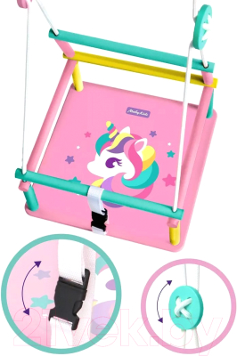 Качели Moby Kids Комета Единорог / 962262- фото2