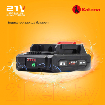 Аккумуляторная дрель-шуруповерт Katana HD Line BCD 5500 / KBCD5500.00- фото8