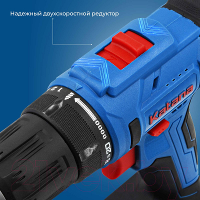 Аккумуляторная дрель-шуруповерт Katana CD 3500 / KCD3500.00- фото4