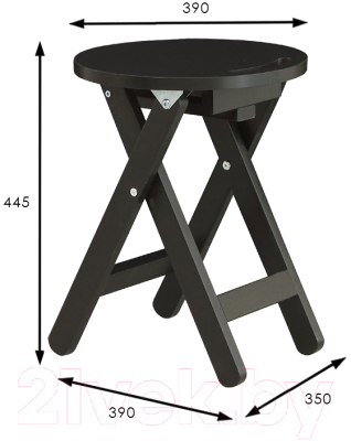 Табурет складной Мебелик Венге- фото9