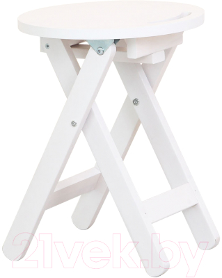 Табурет складной Мебелик Снег- фото