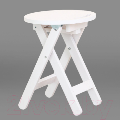 Табурет складной Мебелик Снег- фото8