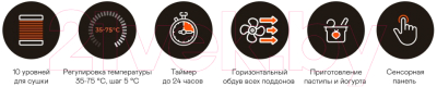 Сушилка для овощей и фруктов Garlyn D-10- фото6