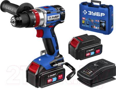 Аккумуляторная дрель-шуруповерт Зубр DBS-201-42- фото