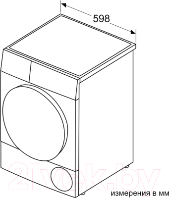 Сушильная машина Bosch WTH85V8EPL- фото8