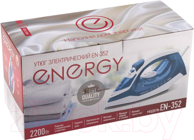 Утюг Energy EN-352 / 270092 (голубой)- фото4