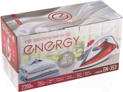 Утюг Energy EN-353 / 270094 (оранжевый)- фото4