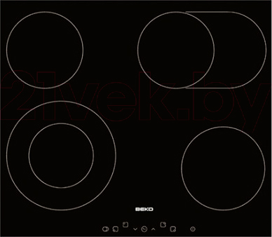 Электрическая варочная панель Beko HIC 64403 T- фото