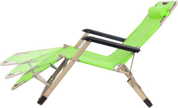 Складной шезлонг ISMA С зонтиком ISMA-FG-HY-8009Z- фото2