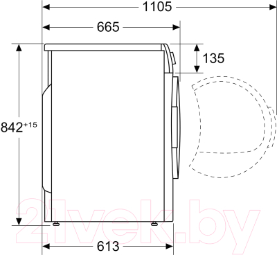 Сушильная машина Bosch WTH85077PL- фото8