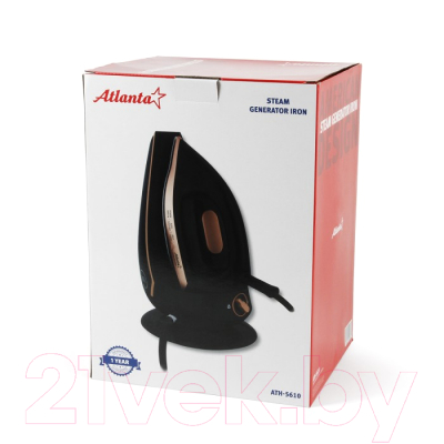 Утюг с парогенератором Atlanta ATH-5610 (черный)- фото2