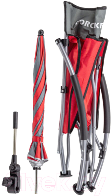 Кресло складное ForceKraft С зонтом садовым / FK-SP-137Z- фото4