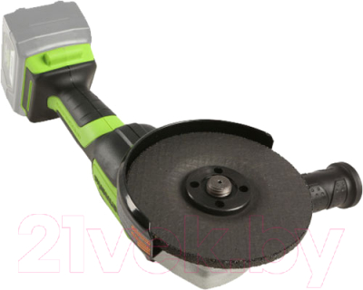 Угловая шлифовальная машина Greenworks GD24AG бесщеточная 24V / 3200207- фото10