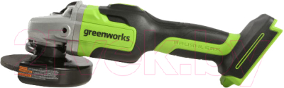 Угловая шлифовальная машина Greenworks GD24AG бесщеточная 24V / 3200207- фото3
