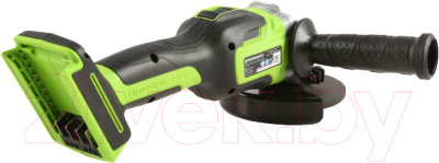 Угловая шлифовальная машина Greenworks GD24AG бесщеточная 24V / 3200207- фото8