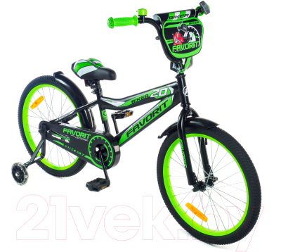 Детский велосипед FAVORIT Biker BIK-20GN- фото2