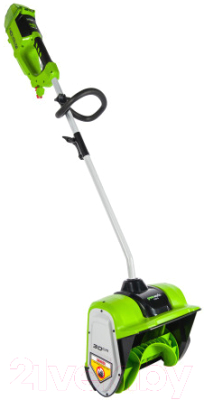 Снегоуборщик аккумуляторный Greenworks GD40SS 40V / 2600807UG- фото2