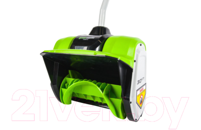 Снегоуборщик аккумуляторный Greenworks GD40SS 40V / 2600807UG- фото3