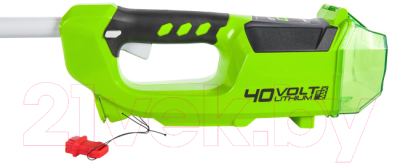 Снегоуборщик аккумуляторный Greenworks GD40SS 40V / 2600807UG- фото6