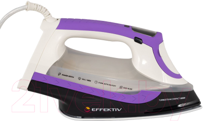 Утюг с парогенератором EFFEKTIV Turbosteam 3000Х (фиолетовый)- фото