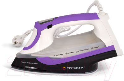 Утюг с парогенератором EFFEKTIV Turbosteam 3000Х (фиолетовый)- фото2