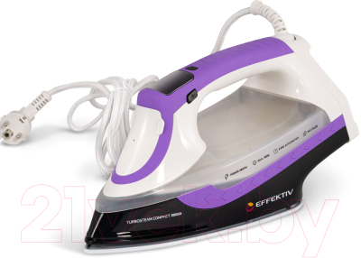 Утюг с парогенератором EFFEKTIV Turbosteam 3000Х (фиолетовый)- фото7