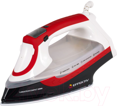 Утюг с парогенератором EFFEKTIV Turbosteam 3000Х (красный)- фото