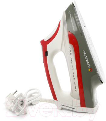 Утюг с парогенератором EFFEKTIV Turbosteam 3000Х (красный)- фото3