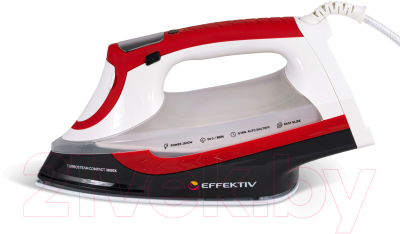 Утюг с парогенератором EFFEKTIV Turbosteam 3000Х (красный)- фото8