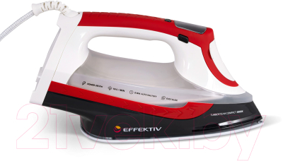 Утюг с парогенератором EFFEKTIV Turbosteam 3000Х (красный)- фото9