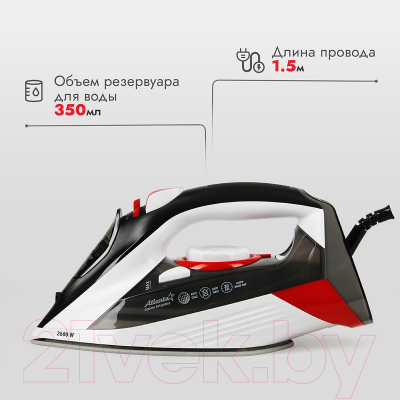 Утюг Atlanta ATH-5582 (красный)- фото9