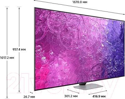 Телевизор Samsung QE75QN90CAUXRU- фото2