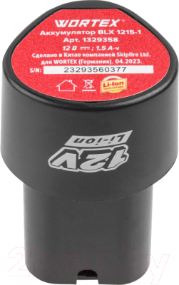Аккумуляторная дрель-шуруповерт Wortex BD 1220 Li (1329356)- фото9
