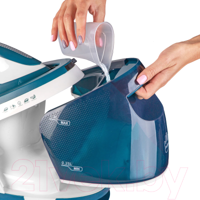 Утюг с парогенератором Endever Delta-500 (белый/темно-бирюзовый)- фото4