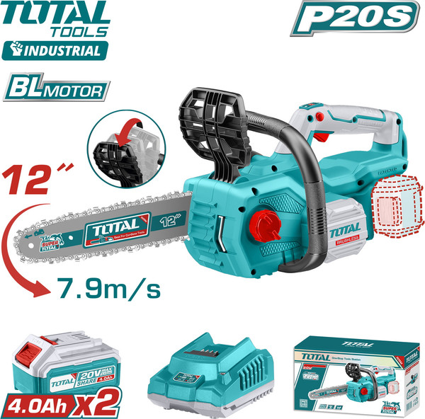 Электропила цепная TOTAL TGSLI201286- фото2