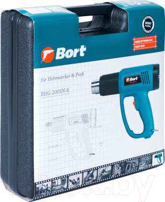 Строительный фен Bort BHG-2005N-K (91271068)- фото7