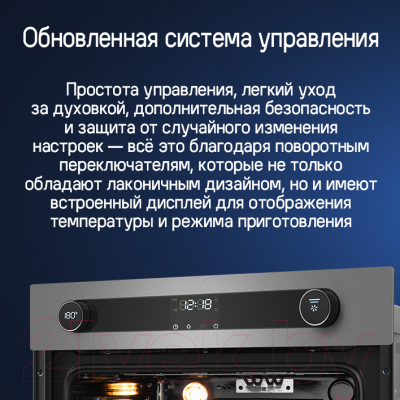 Электрический духовой шкаф Maunfeld EOEM7614S- фото3